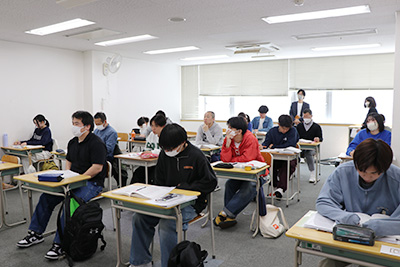 長野県の専門学校のオープンキャンパスの様子