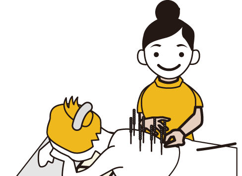 はりきゅう学科イラスト